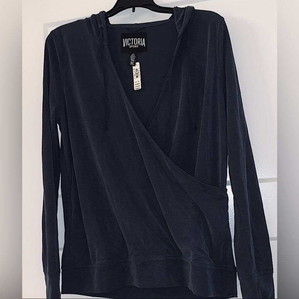 NWT✨Victoria’s Secret Sport Oversized Faux Wrap Hoodie